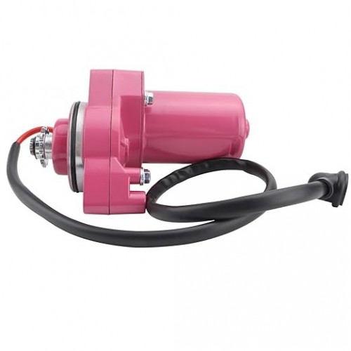 3 Bolt Starter Motor & Relay & CDI for 50cc 70 cc 90cc 100 cc 110cc 125 cc ATV Dirt Bikes Go Karts Chinese Pit Bike Quad 4 Wheelers Dune Buggy Sandrail SSR Roketa Taotao Jonway SunL, Pinkpicture3