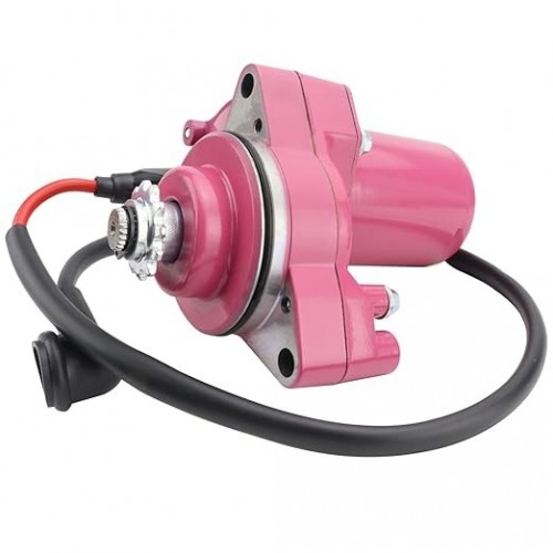 3 Bolt Starter Motor & Relay & CDI for 50cc 70 cc 90cc 100 cc 110cc 125 cc ATV Dirt Bikes Go Karts Chinese Pit Bike Quad 4 Wheelers Dune Buggy Sandrail SSR Roketa Taotao Jonway SunL, Pinkpicture2