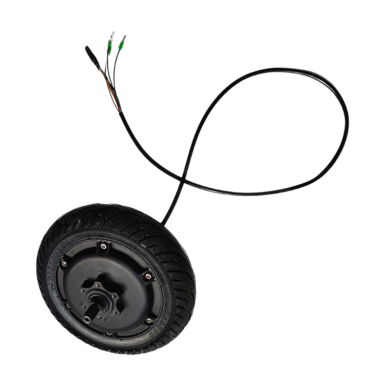 36V 8'' Aluminum Alloy 350W Integrated Wheel Motor Electric Bike
