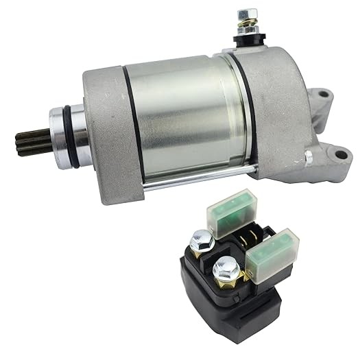 Starter Motor & Solenoid Relay for Yamaha Motorcycle YZF-R1 YZFR1 2009-2014 14B-81890-00-00 14B-81890-01-00