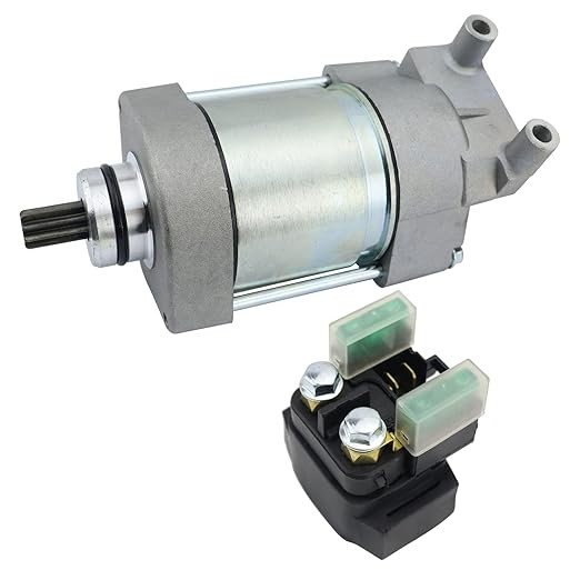 Starter Motor & Solenoid Relay for Yamaha Motorcycle YZF-R1 YZFR1 2004-2006 5VY-81890-00-00 5VY-81890-01-00 5VY-81890-02-00