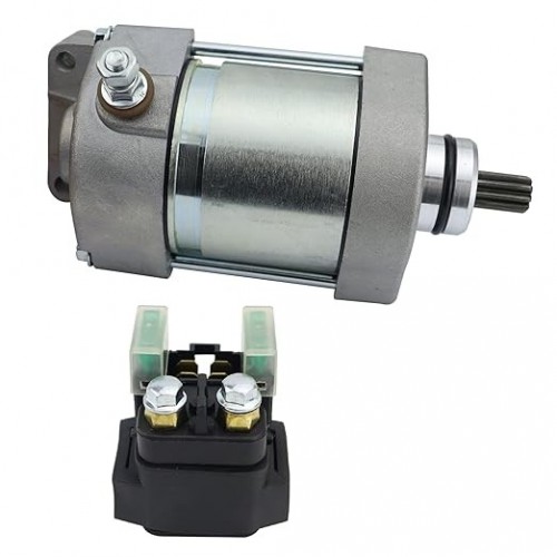 Starter Motor & Solenoid Relay for Yamaha Motorcycle YZF-R1 YZFR1 2004-2006 5VY-81890-00-00 5VY-81890-01-00 5VY-81890-02-00picture7