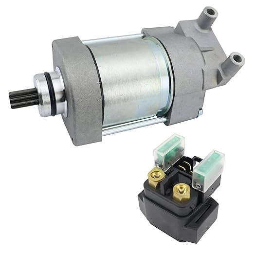 Starter Motor & Solenoid Relay for Yamaha Motorcycle YZF-R1 YZFR1 2007-2008 4C8-81890-00-00 4C8-81890-01-00 4C8-81890-02-00