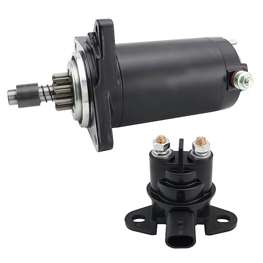 Starter & Relay for Sea-doo PWC 787 Rotax (782cc) XP 97, SPX 98-99, GTX RFI 98, GTX 96-97, GSX 96-97, Sportboat 787 Rotax (782cc) Speedster 98-99, Challenger 96-99, 278000576 278000577