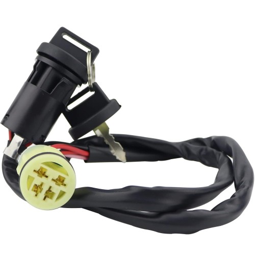 Starter Motor & Solenoid Relay & Ignition Switch for Honda FourTrax Rancher 400 TRX400FA TRX400FGA 2004-2007 31200-HN7-003 SMU0220 18683picture8