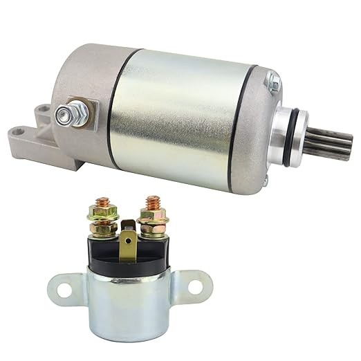 Starter Motor & Solenoid Relay for Can-Am Outlander 330 400 450 2003-2023 420-684-280, 420-684-282, 420-684-283, SMU0287, 410-54079, 18823, 57-2734