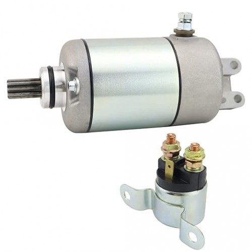 Starter Motor & Solenoid Relay for Can-Am Outlander 330 400 450 2003-2023 420-684-280, 420-684-282, 420-684-283, SMU0287, 410-54079, 18823, 57-2734picture7