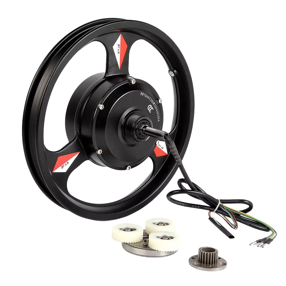14-inch 36V 350W Folding Bike Electric Motor