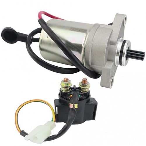 Starter Motor & Relay for Can-Am DS70 DS90 DS90 X 2008-2023, DS70 DS90 DS90 X Mini 2014-2015, Mini DS70 DS90 X 4T 2008, V31200DGF020LL V31200DGF000picture7