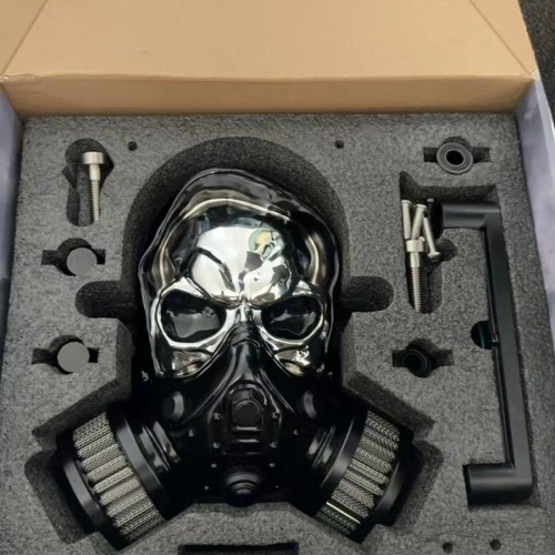 Motorcycle Skull How Flow Air Filter Air Intake for Harley Touring Street Glide Road Glide Road King 2017-2023picture6