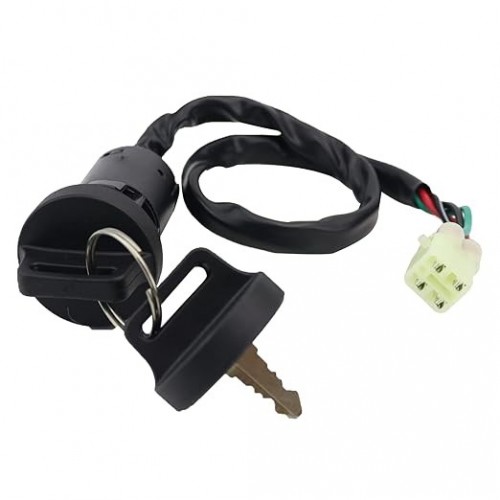 Starter Motor & Solenoid Relay & Ignition Switch for Honda ATV TRX450ER 2006-2014 31200-HP1-601 SMU0405 410-54088picture6