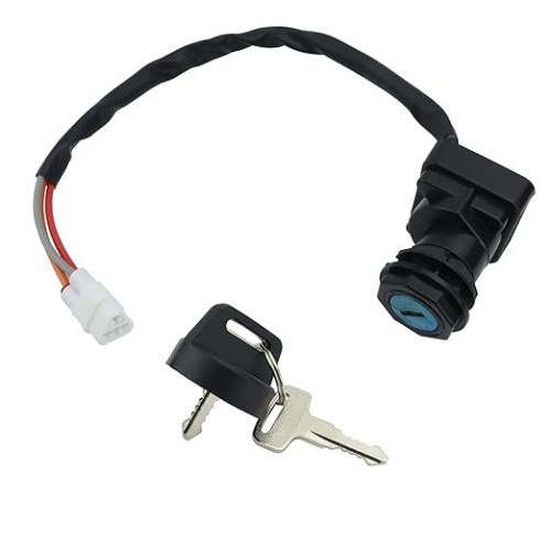 Starter Motor & Solenoid Relay & Ignition Switch for Kawasaki KFX400 KSF400 2003-2006 21163-S004 31100-29F00 3445-033 SMU0281picture6