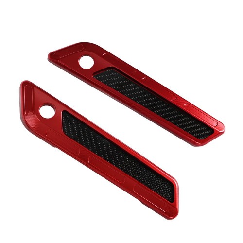 For Motorcycle Harley Touring 2014-2023 Bagger CNC Saddlebag Hinge Latch Covers&Carbon Fiber Reflectorpicture2