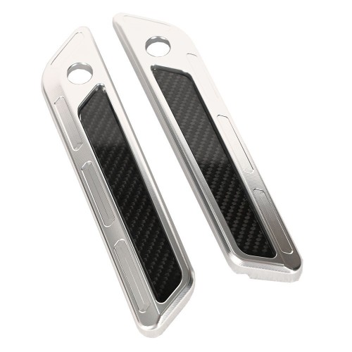 For Motorcycle Harley Touring 2014-2023 Bagger CNC Saddlebag Hinge Latch Covers&Carbon Fiber Reflectorpicture3