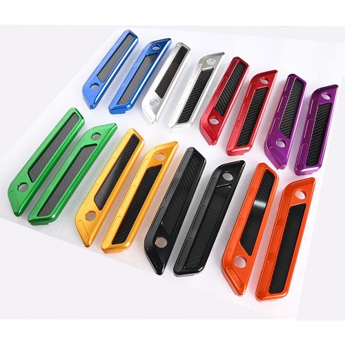 For Motorcycle Harley Touring 2014-2023 Bagger CNC Saddlebag Hinge Latch Covers&Carbon Fiber Reflectorpicture4