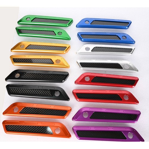 For Motorcycle Harley Touring 2014-2023 Bagger CNC Saddlebag Hinge Latch Covers&Carbon Fiber Reflectorpicture5