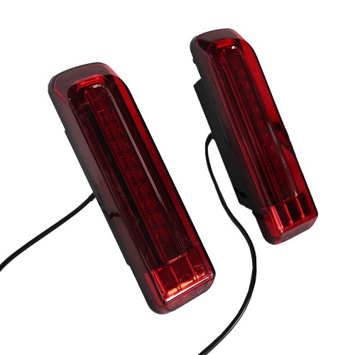 Motorcycle Parts For Harley Touring 2014-2023 LED Strong Beam Saddlebag Filler Light Turn Signal Amber Support Filler Inserts Lightspicture3