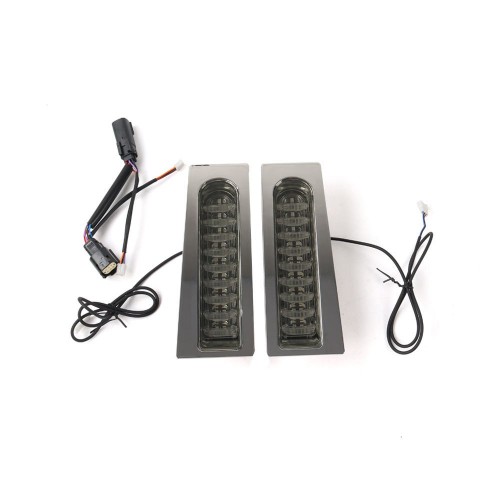 For Harley Touring 2023.5-2025 Motorcycle Parts BeamPro Saddlebag Filler Light Turn Signal Redpicture2