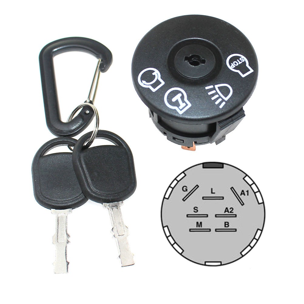 925-1741 Ignition Switch Key 725-1741 625-04124 925-2054A 625-05001 625-05000 625-05002 John Deer E AM133597 GY20074