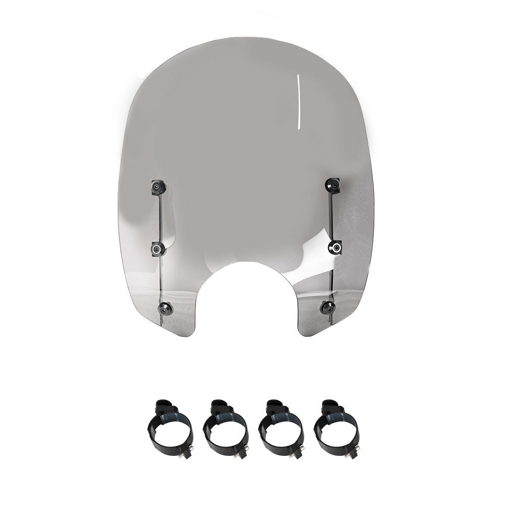 For Harley Softail Dyna Street Bob Softail Standard Low Rider 2018-up Windscreen with 49mm Clamp