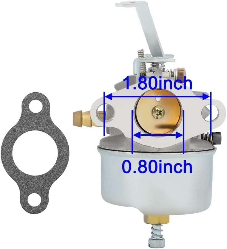632272 Carburetor with Gasket for Tecumseh H30 H50 H60 HH60 632230 632631 631067 632235 631867 632019A 632019 631828 632076 631067A