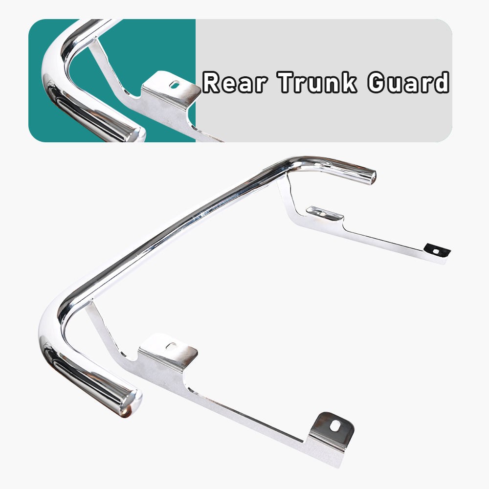 For 2009-2024 for Harley Tri Glide Chrome Rear Trunk Guard