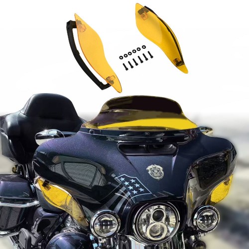 2015 2016 2017 Fit for Harley 2014-2023 Touring Electra Street Glide Colored Side Wings Air Deflectorpicture2