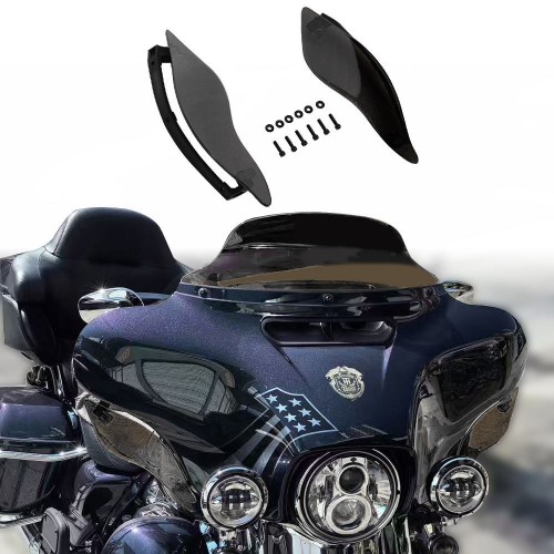 2015 2016 2017 Fit for Harley 2014-2023 Touring Electra Street Glide Colored Side Wings Air Deflectorpicture5