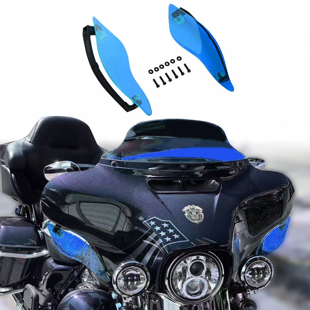 For Harley Touring Electra Street Glide 2014-2023 Fairing Side Wings Wind Air Deflector