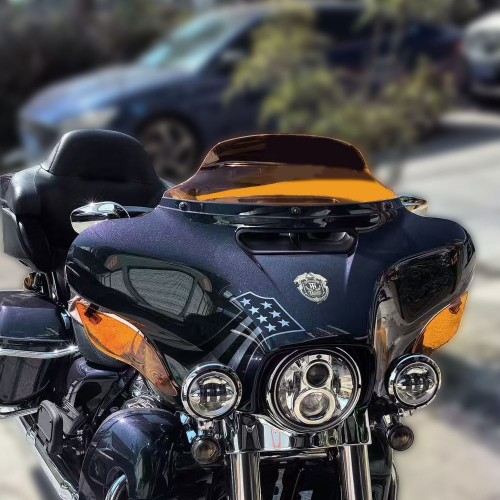 For Harley Touring Electra Street Glide 2014-2023 Fairing Side Wings Wind Air Deflectorpicture3