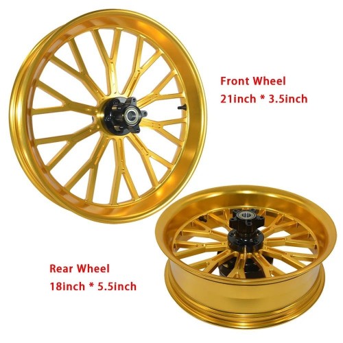 For Harley Touring 2008-Up  Rear Wheel 18" 5.5" Rim Bearings With ABS or NON ABSpicture6
