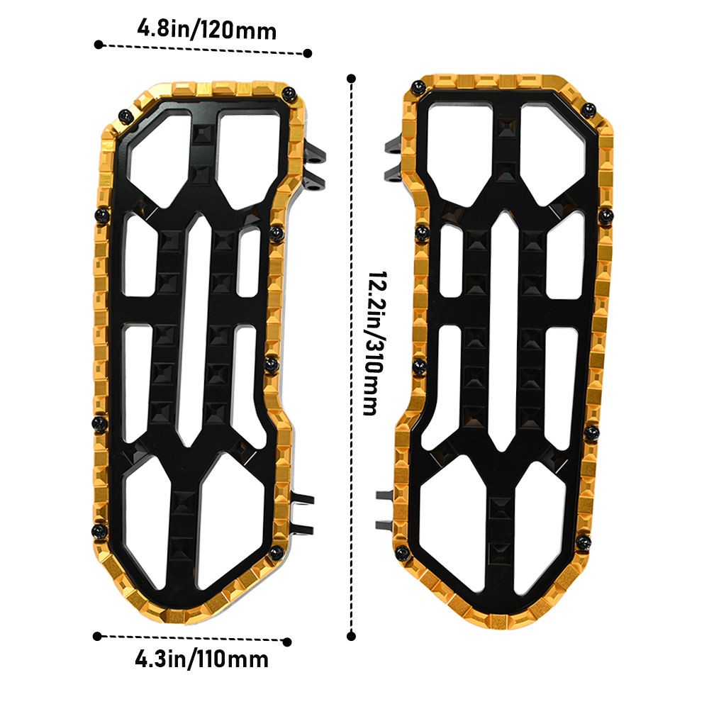 For Harley 86-later Touring and 2008 up Trike Models Driver Front Floorboards