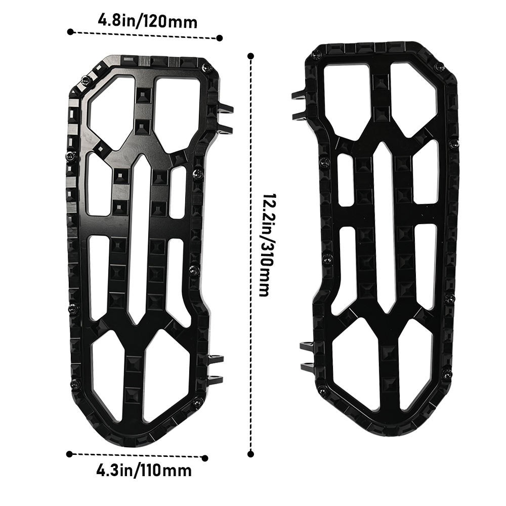 For Trike Models Driver Front Floorboards Harley 86-later Touring and 2008 2009 2010