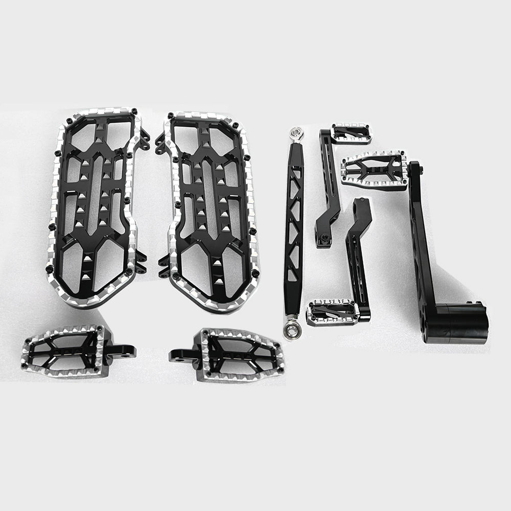 1986-later Touring  Performance Bagger CNC Alloy Colored Footpeg Pedals 1991 1992 1993Brake Shift for Harley