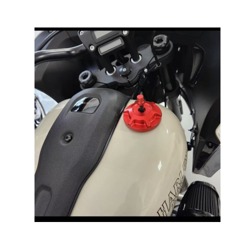 Universal for MX Club Style Vented CNC Aluminum Gas Cap Harley Davidson All Female Threadedpicture2