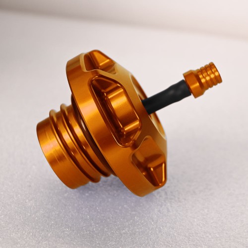 MX Club Style Vented CNC Aluminum Gas Cap  2024 For Harley Davidson Gas Tanks Except 2023.5-2025 Touring