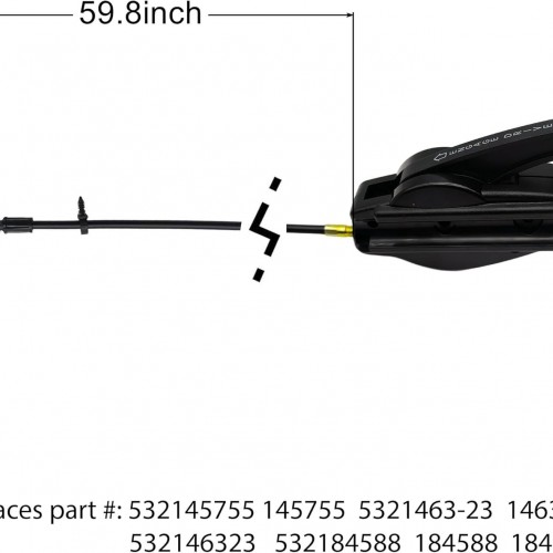 Drive Control Cable for Craftsman 145755, 146323, 184588, 184596, 532700615picture4