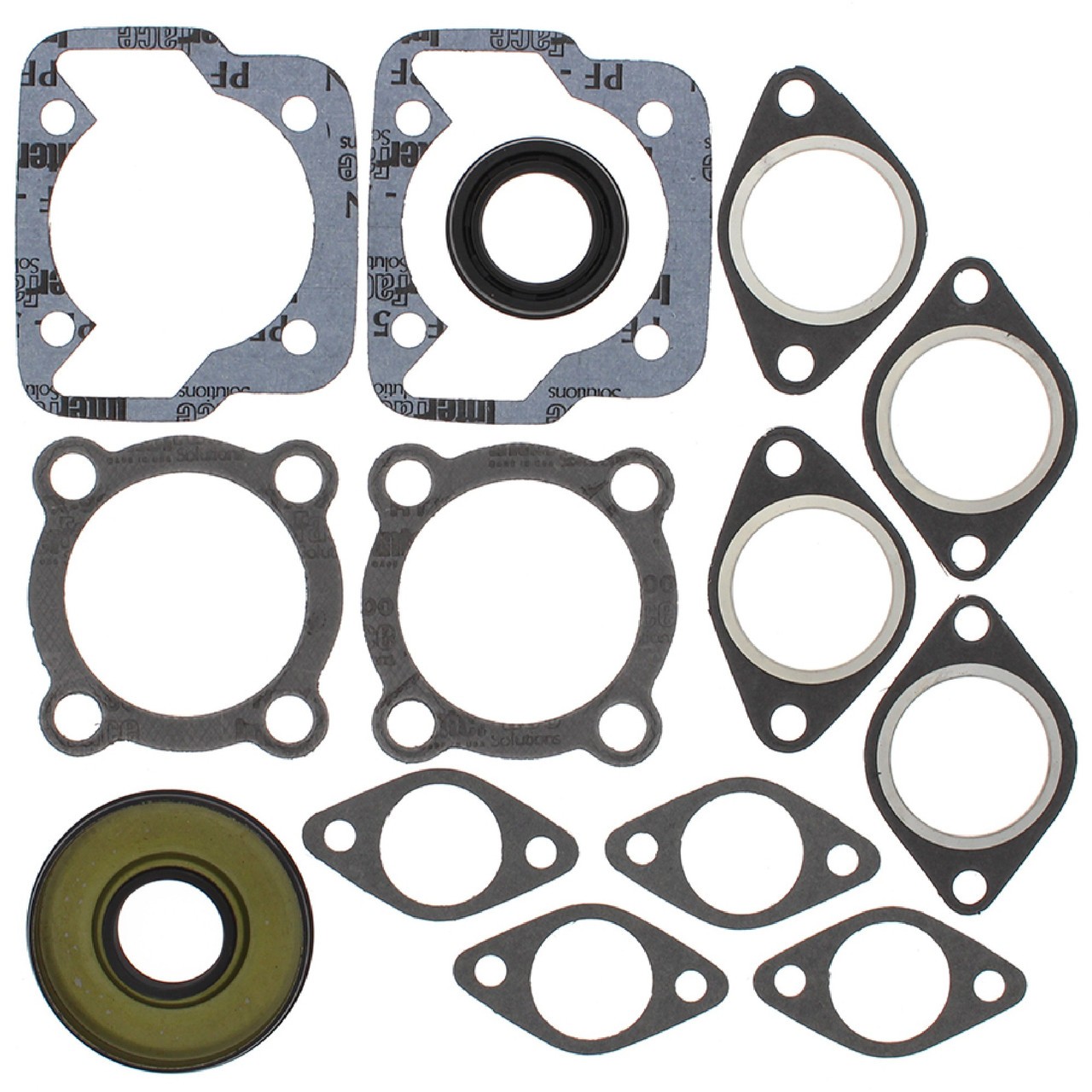Complete Gasket Kit with Oil Seals for Yamaha SL396 1969, SS396 1969-1970
