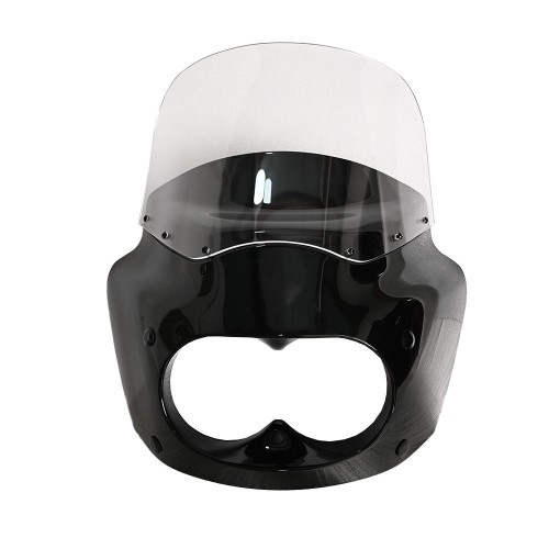 Dyna Fat Bob 08-17 with 11-13-15 Inch Windshield for Harley Club Style Fairingpicture2