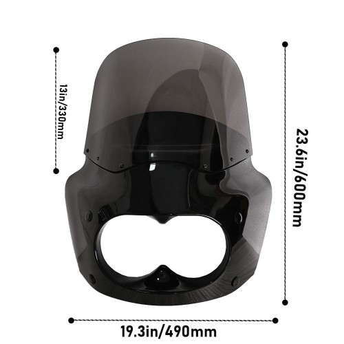 For Harley Davidson Dyna Fat Bob FXDF 2008-2017 Club Style Fairing Dyna Fat Bob 08-17picture2