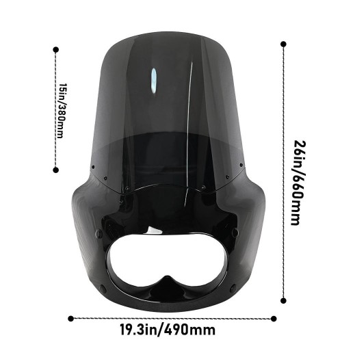For Harley Davidson Dyna Fat Bob FXDF 2008-2017 Club Style Fairing Dyna Fat Bob 08-17picture3