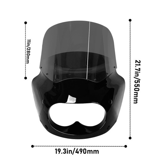 For Harley Davidson Dyna Fat Bob FXDF 2008-2017 Club Style Fairing Dyna Fat Bob 08-17picture5