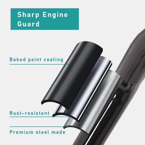For Harley Davidson Softail 2018-Later (except FXDRS) Solid Steel Sharp Engine Guard Crash Bar Protector Pumperpicture2