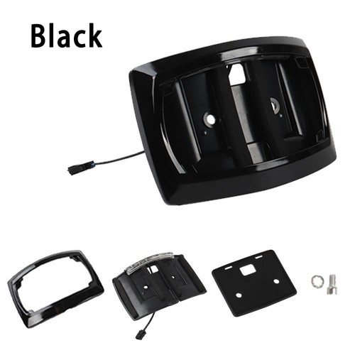 Fit for Harley Touring 2023 License Plate Curved Frame With LED Plate Lightpicture3