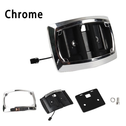 Fit for Harley Touring 2023 License Plate Curved Frame With LED Plate Lightpicture4