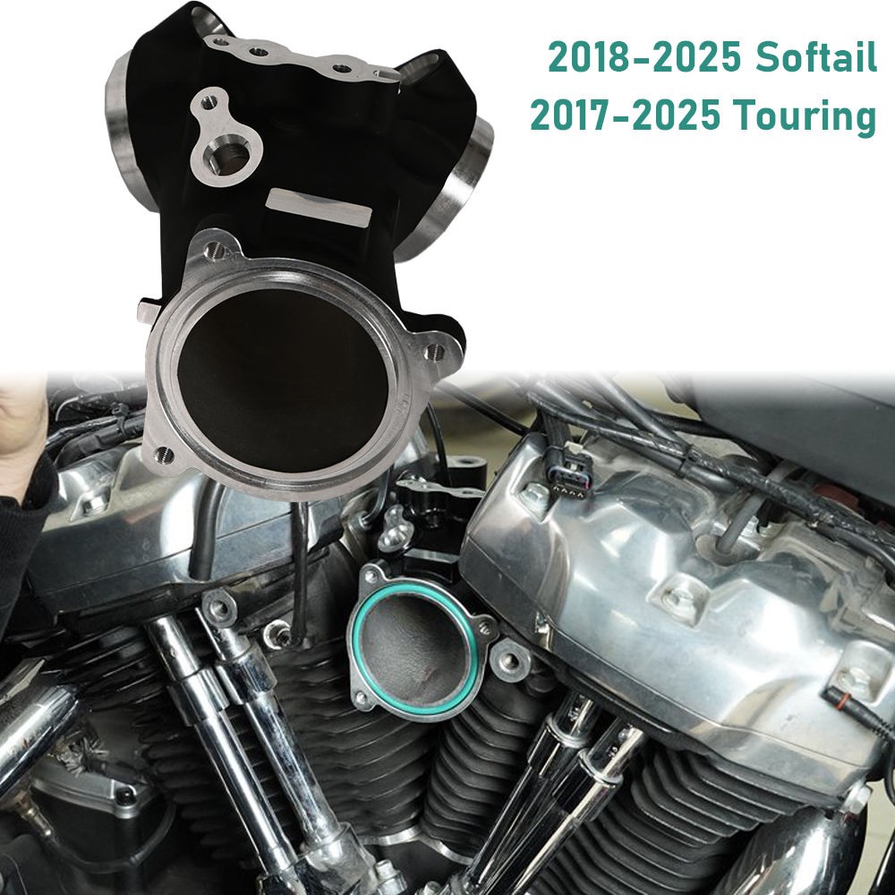 Performance Engine Intake Manifold For Harley Touring 2017-2025 Cast Aluminum 55mm