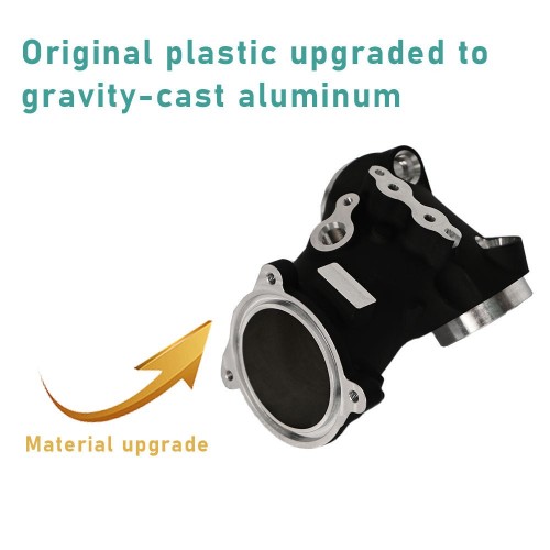 For Harley Softail M8 2018-2025 Cast Aluminum 55mm Performance Engine Intake Manifold