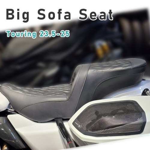 For Harley Touring 2023.5-2025 Driver and Passenger Diamond Pattern Cushionpicture2