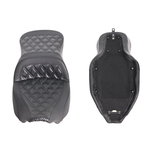For Harley Touring 2023.5-2025 Driver and Passenger Diamond Pattern Cushionpicture4