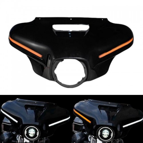 For Harley Davidson Touring Street Glide Ultra Limited 2014-2023 Front Headlight Fairing with LEDpicture4